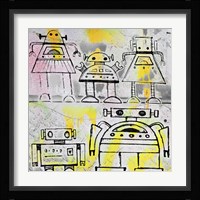 Robot Family Fine Art Print