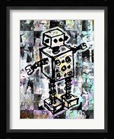 Sketched Robot Color Fine Art Print