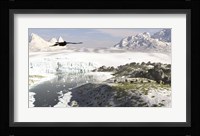 A Receding Glacial Scene Circa 18,000 Years Ago Fine Art Print