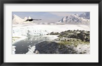 A Receding Glacial Scene Circa 18,000 Years Ago Fine Art Print