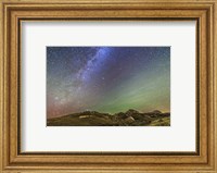 Northern Autumn Stars and Constellations rising over Dinosaur Provincial Park Fine Art Print