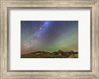Northern Autumn Stars and Constellations rising over Dinosaur Provincial Park Fine Art Print