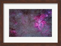 The Carina Nebula and Surrounding Clusters Fine Art Print