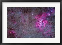 The Carina Nebula and Surrounding Clusters Fine Art Print