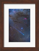 Comet Lovejoy's long ion tail in Taurus Fine Art Print