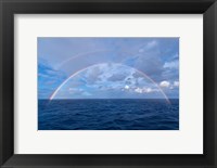 Double rainbow over the Atlantic Ocean Fine Art Print