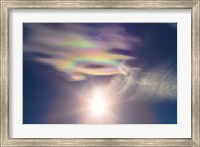 Iridescent clouds near the Sun Fine Art Print