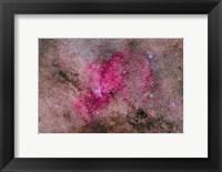 NGC 6193 Nebulosity in Ara with several open Clusters Fine Art Print