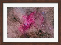 NGC 6193 Nebulosity in Ara with several open Clusters Fine Art Print