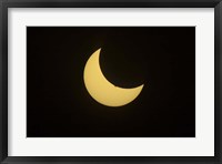 Partial Eclipse of the Sun as seen from Jasper, Alberta, Canada Fine Art Print