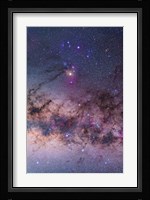 Scorpius with parts of Lupus and Ara regions of the southern Milky Way Fine Art Print
