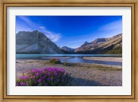 Twilight on Bow Lake, Banff National Park, Canada Fine Art Print