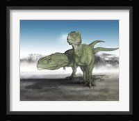 Pair of Giganotosaurus Fine Art Print