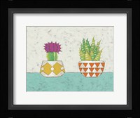 Succulent Duo II Framed Print