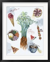 Food Sketches I Fine Art Print
