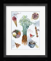 Food Sketches I Fine Art Print