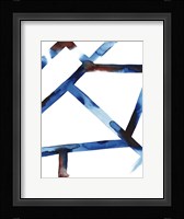 Blue & Red Chutes II Framed Print