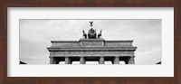 Low angle view of Brandenburg Gate, Pariser Platz, Berlin, Germany Fine Art Print