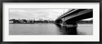 Kennedy Bridge on Rhine River, Bonn, North Rhine Westphalia, Germany Fine Art Print