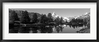 Matterhorn reflecting into Grindjisee Lake, Zermatt, Valais Canton, Switzerland Framed Print