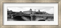 Pont Notre-Dame over Seine River, Palais de Justice, La Conciergerie, Paris, France Fine Art Print