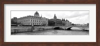 Pont au Change over Seine River, Palais de Justice, La Conciergerie, France Fine Art Print