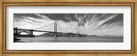 Golden Gate Bridge  over Pacific ocean, San Francisco, California Fine Art Print