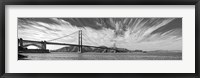 Golden Gate Bridge  over Pacific ocean, San Francisco, California Fine Art Print
