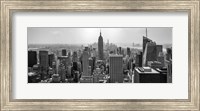 Aerial view of cityscape, NY Fine Art Print