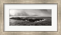 Island of arctic birds and sea lions, Beagle Channel, Patagonia, Argentina Fine Art Print