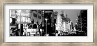 Signboards in a street lit up at dusk, Nanjing Road, Shanghai, China Fine Art Print