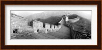 Great Wall Of China, Mutianyu, China BW Fine Art Print