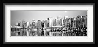 Vancouver, British Columbia, Canada (black & white) Fine Art Print