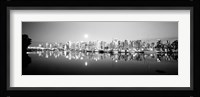 Vancouver Skyline, British Columbia, Canada BW Fine Art Print