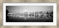 Vancouver Skyline, British Columbia, Canada BW Fine Art Print