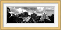 Ruins Of An Old Temple, Tikal, Guatemala BW Fine Art Print