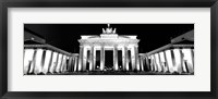 Brandenburg Gate at night, Berlin, Germany Fine Art Print