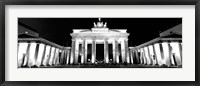Brandenburg Gate at night, Berlin, Germany Fine Art Print