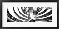Interiors of a government building, The Reichstag, Berlin, Germany BW Fine Art Print