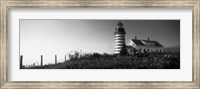 West Quoddy Head lighthouse, Lubec, Maine Fine Art Print