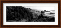 Highway along a coast, Highway 101, Pacific Coastline, Oregon Fine Art Print