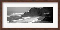 Lighthouse on a hill, Heceta Head Lighthouse, Heceta Head, Lane County, Oregon Fine Art Print
