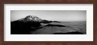 Sea of clouds with mountains in the background, Mt Rainier, Washington State Fine Art Print
