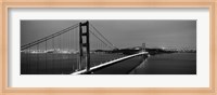 Golden Gate Bridge at Dusk, San Francisco, California BW Fine Art Print