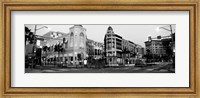 Traffic on the road, Rodeo Drive, Beverly Hills, Los Angeles County, California Fine Art Print