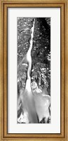 Stream flowing through rocks, North Creek, Zion National Park, Utah Fine Art Print