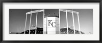 Baseball stadium, Kauffman Stadium, Kansas City, Missouri Framed Print