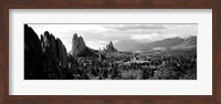 Garden of The Gods, Colorado Springs, Colorado (black & white) Fine Art Print