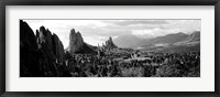 Garden of The Gods, Colorado Springs, Colorado (black & white) Fine Art Print