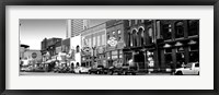 Street scene at dusk, Nashville, Tennessee Fine Art Print